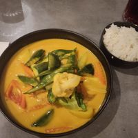 Vegan mango curry at ByVu in Freising
