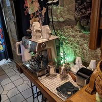 There coffee is also great! Not sure though if they have plant-based milk. I tend to drink mine black and didn't ask.  at Skating Tacos in Leonberg