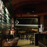 inside at night - the burger board  at The Green Room Cafe in Lisbon