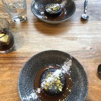 Coulant de xocolata at Garden Pizza Granollers in Granollers