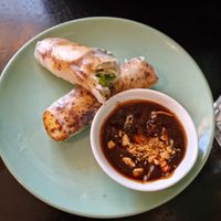 Vegan summer rolls at Enjoy Saigon in Bergen