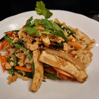 Vegan pad thai at Enjoy Saigon in Bergen