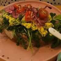 Vegan eiersalade at De Kantine van Bairro Alto in Nijmegen