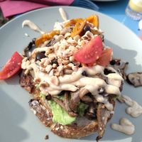 Avocado toast at De Kantine van Bairro Alto in Nijmegen