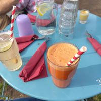 Tasty fresh slow juice at De Kantine van Bairro Alto in Nijmegen
