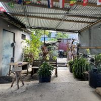 Seating area  at Flames Kitchen in St James