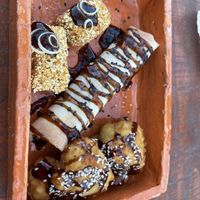 First part of the starter plate for one person  at Taboo Tiki Bar in Florianopolis