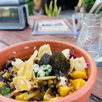 Poke bowl  at Taboo Tiki Bar in Florianopolis