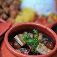 Feijoada vegana at Taboo Tiki Bar in Florianopolis