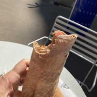 Falafel pita, eaten in nearby mall at Balade Your Way in New York City