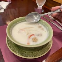Bowl of Tom Kha soup  at THAIWAT in Wyomissing
