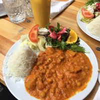 Tinda Chola (Pumpkin Curry)  at tschüüüsch - Vriends & Cosy Comfort Food in Berlin