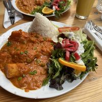 Banana Curry  at tschüüüsch - Vriends & Cosy Comfort Food in Berlin