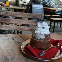 Chocolate dessert at tschüüüsch - Vriends & Cosy Comfort Food in Berlin