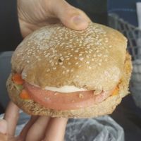 Vegan sandwichh  at Puentes Amarillos in El Chalten