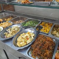 Buffet food at Quan Com Chay in Ho Chi Minh City