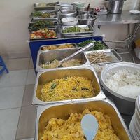 Buffet food at Quan Com Chay in Ho Chi Minh City