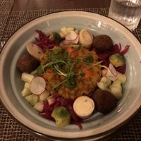 Garbanzo dish  at Alma in Cartagena