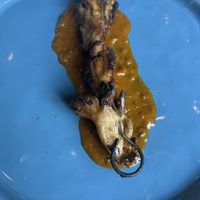Mushroom skewer with miso glazee  at BATA in Tucson
