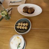 The 3 different deserts  at ALT.a - Dosan in Seoul