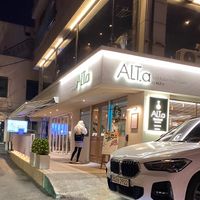 Storefront.   Took the pic before I knew that was Sarah going in!  at ALT.a - Dosan in Seoul