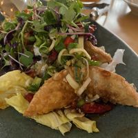 Hot and sour fried dumplings   at ALT.a - Dosan in Seoul
