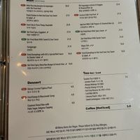 Menu  at ALT.a - Dosan in Seoul