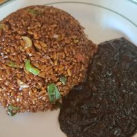 Fried rice with veggies and ham at ALT.a - Dosan in Seoul