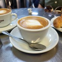 Vegan cappuccino at Danesi Caffe in Rome