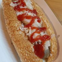 Vegan Brat at 5 Dogs in Fortitude Valley