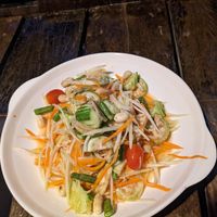 Papaya Salad at Wooden Hut in Koh Kut