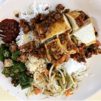 Simple vegetarian food  at Rong Yuan Food Stall 融圆 in North Singapore