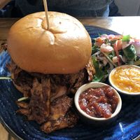 Pulled vegan pork   at Captain Jack in Newtownards