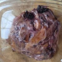 Blackberry fritter at Aurora's Cafe and Gifts in Syracuse