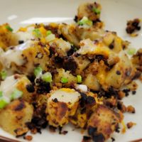 Loaded potatoes at Aurora's Cafe and Gifts in Syracuse
