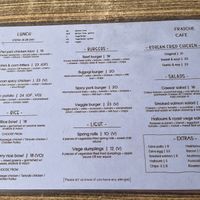 Lunch menu   at Fraiche Deli in Graceville