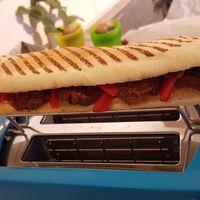 Vegan panino at 089 BioEck in Munich