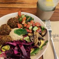 Falafel Sabich at Csicseri Gozsdu in Budapest