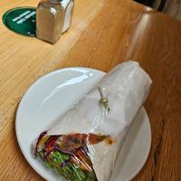 Vegan Wrap at The Shire's Rest Cafe in Matamata