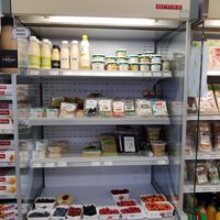 Refrigerated section at Milchhüsli in Liestal