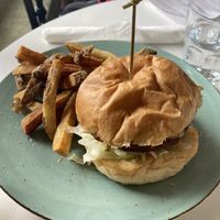 Chick’n burger   at Community Restaurant in Mississauga
