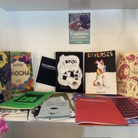 Zines  at La Vegana in Buenos Aires