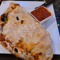Calzone at Out Aza Blue in Gales Creek