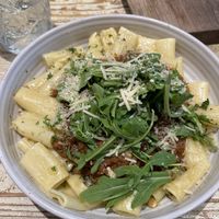 Lentil Bolognese  at Agapi Bistro + Garden in Pensacola