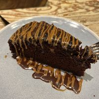 Vegan Chocolate Cake  at Agapi Bistro + Garden in Pensacola