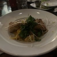 Ginger tofu curry  at Floradora Saloon in Telluride