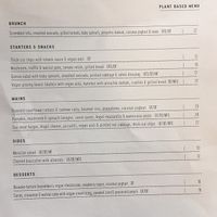 Plant based menu   at Waterfront Bar & Kitchen in Paraparaumu