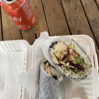 Secret Garden burrito  at Rollin' Fresh - Pioneer Square in Portland