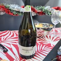 Prosecco at Vegan Drinks Co in Melbourne