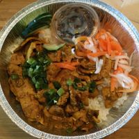 Lemongrass bean curd with rice at Oh Mai Vietnamese Sandwich Kitchen in South Salt Lake